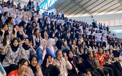 Patria Smanda Turun Arena! Gaspol di Semifinal Turnamen Voli Pelajar 2025
