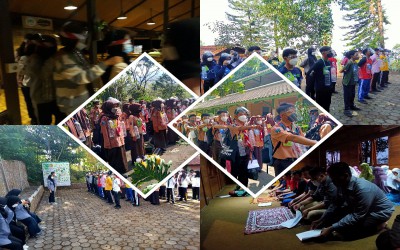 Derap Langkah Tegap LDKS SMANDA Malang Sebagai Ajang Menyamai Jiwa Kepemimpinan dan Organisasi