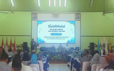 SMA Negeri 2 Malang Gelar Halalbihalal untuk Mempererat Silaturahmi Pascakeberkahan Idul Fitri 1446 H